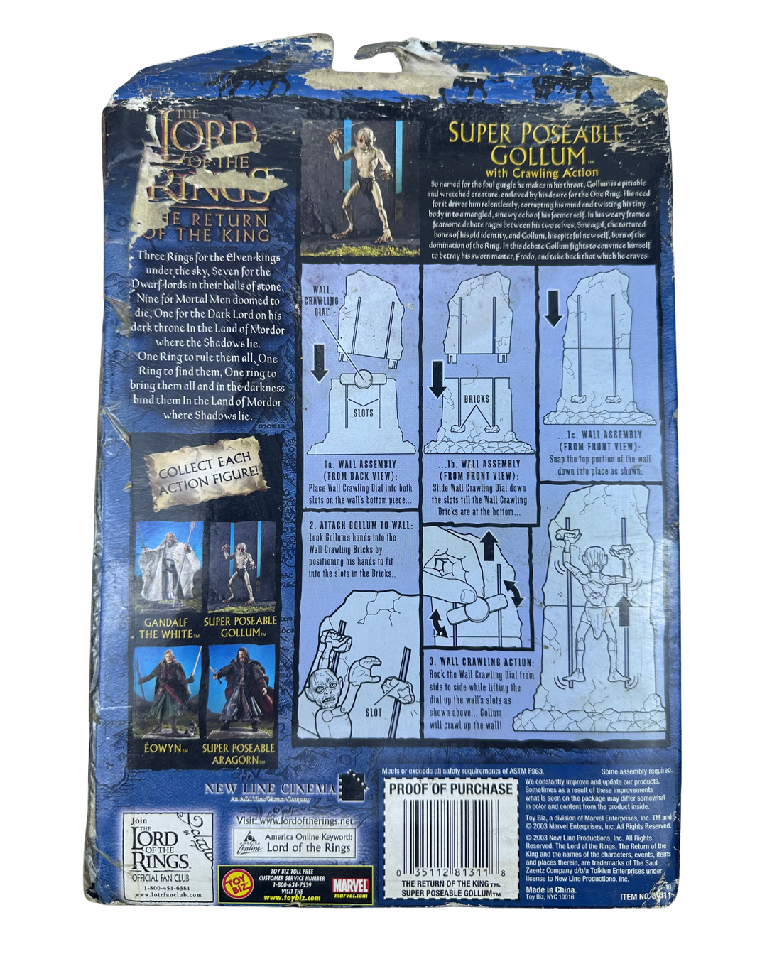 The Lord of The Rings: The Return of The King/Super Poseable Gollum