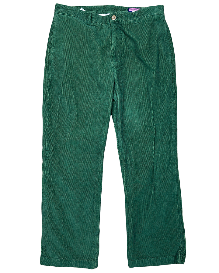 Vineyard Vines Breaker Pants Green Corduroy (36x30)