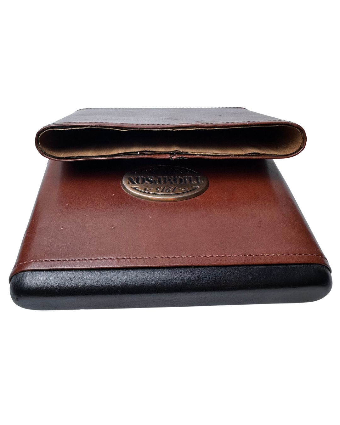 1915 Thompson & Co. Inc. TRAVEL Humidor Cigar Case Leather