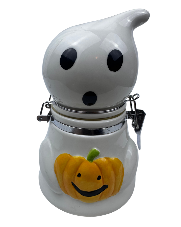 Ceramic Hinged Ghost Jar