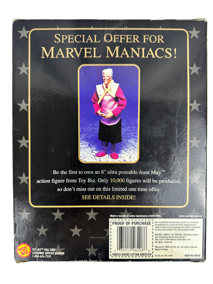 CAPTAIN AMERICA Marvel Comics Avengers Famous Cover Doll Action ToyBiz 1998