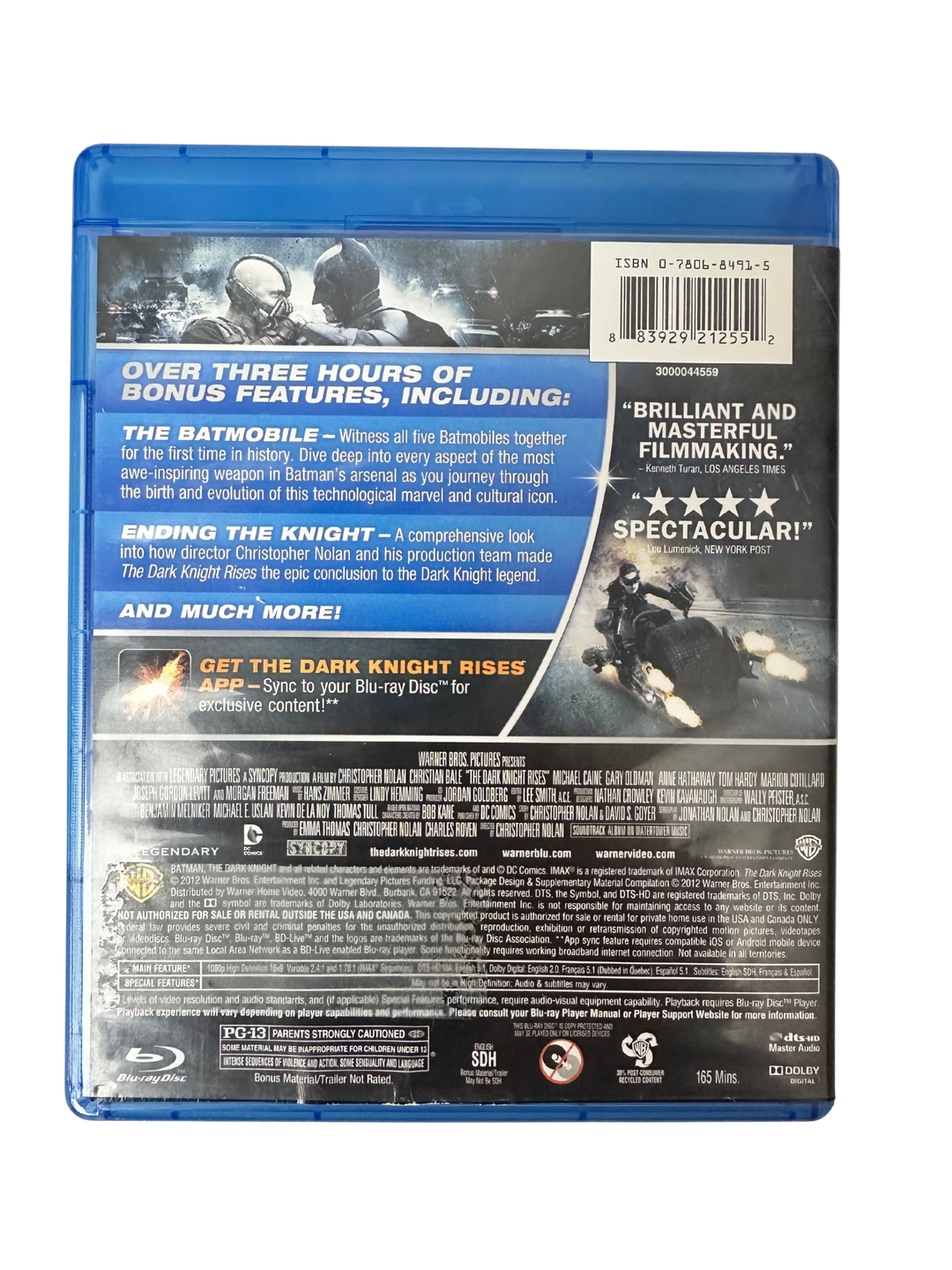 The Dark Knight Rises (Blu-ray, 2012)