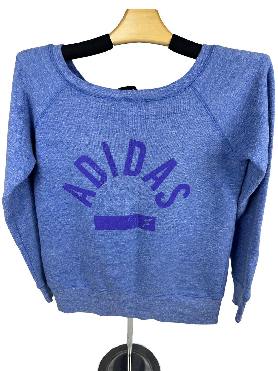 Adidas Blue Crewneck Women's Pullover (small)