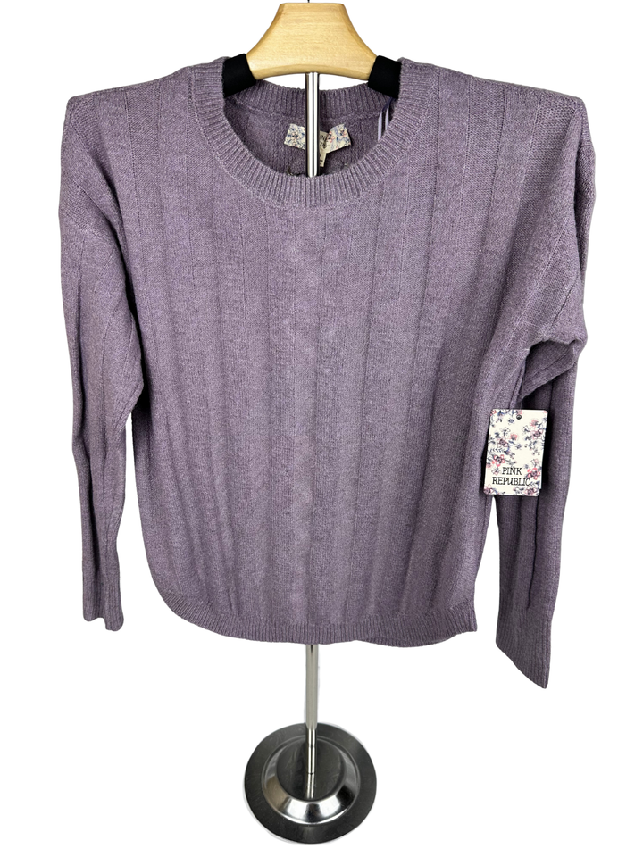 Pink republic purple sweater criss (XS)