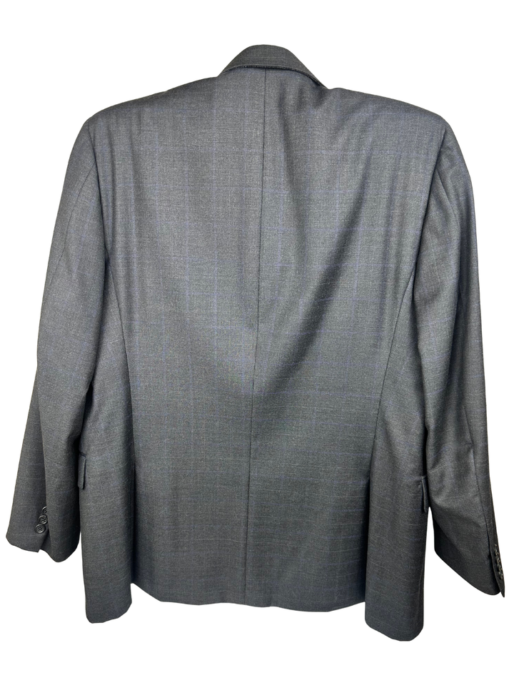 Burberry Gray Blazer 42 Regular 100% Wool