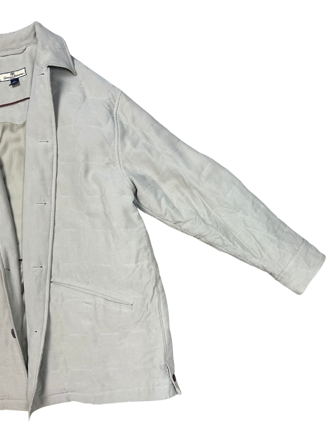Tommy Bahama Men's Silk Overcoat Jacket Size Medium
