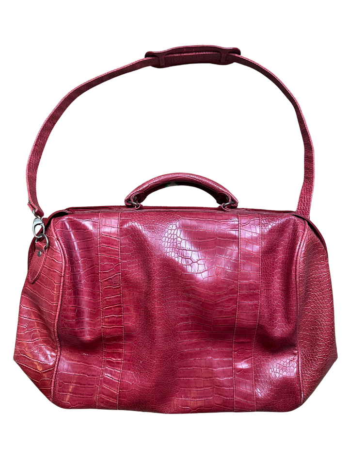Bath & Body Works Leather Duffle Bag