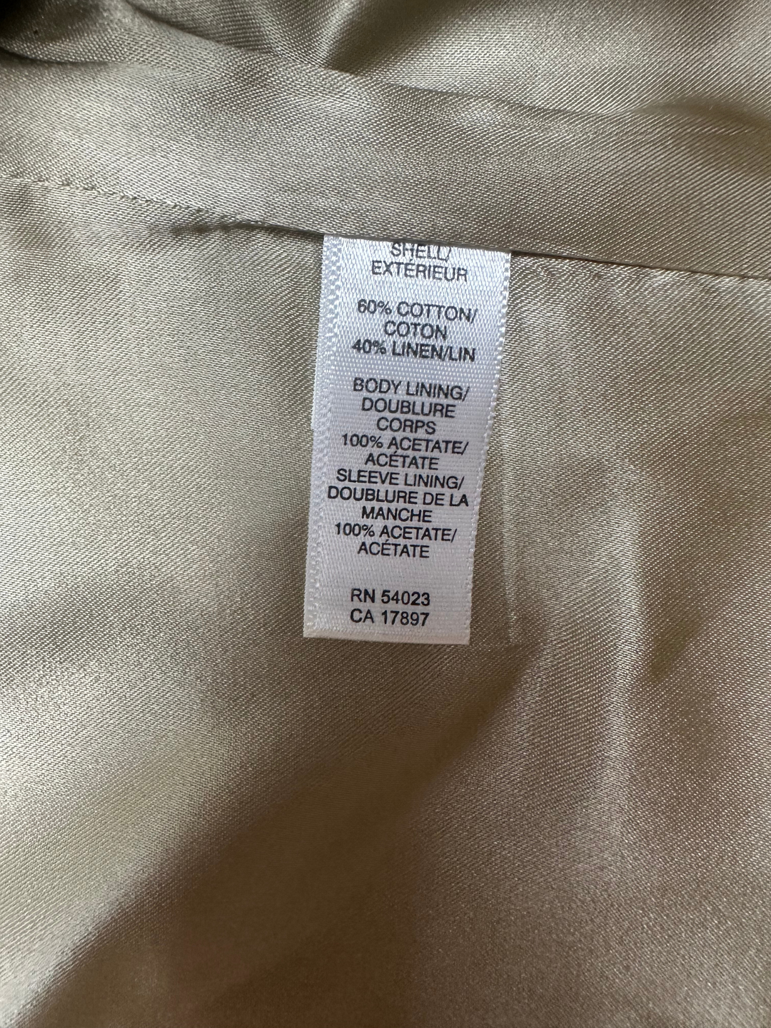 Banana Republic Cream Suit