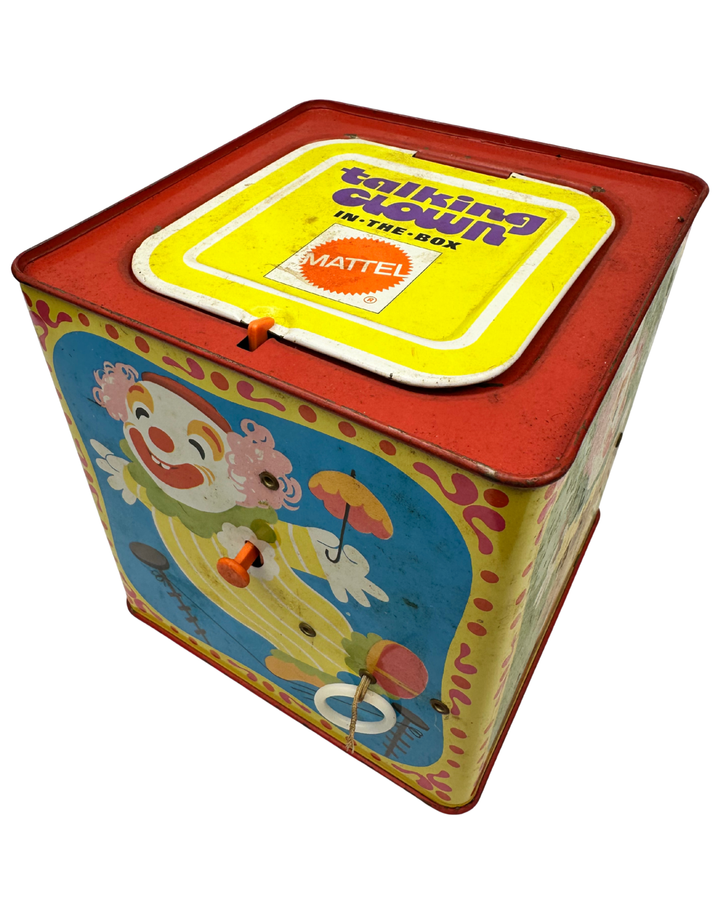 Vintage Mattel Talking Clown In The Box