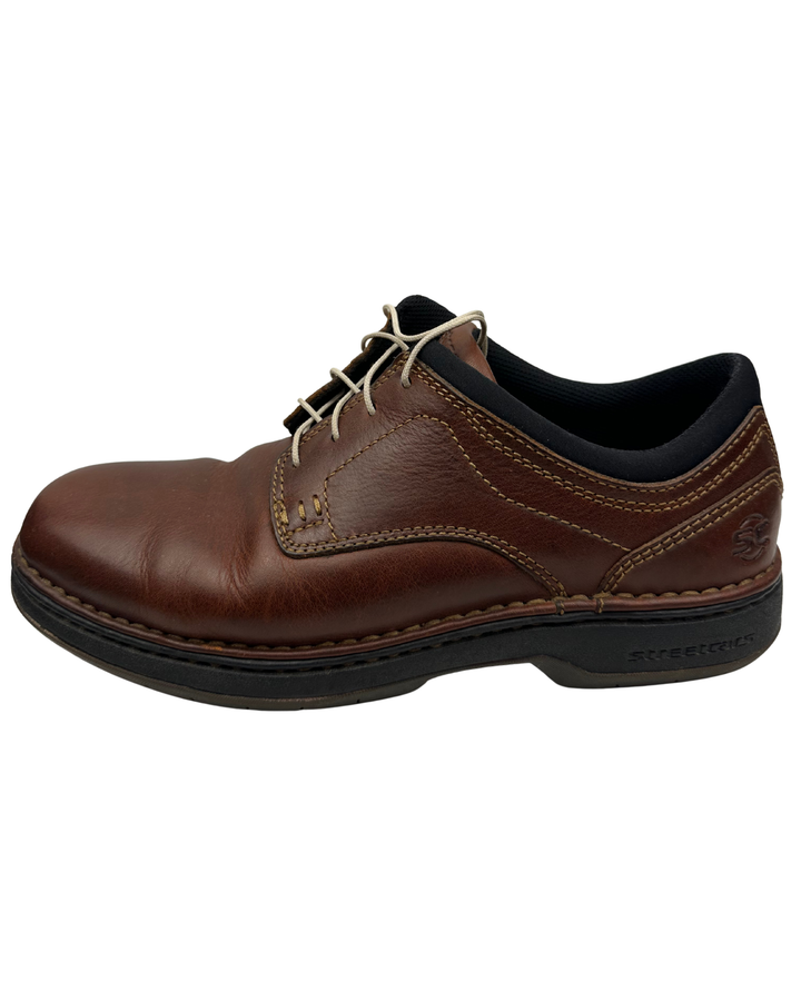 StreetCars Brown Leather Lace Ups Size 10