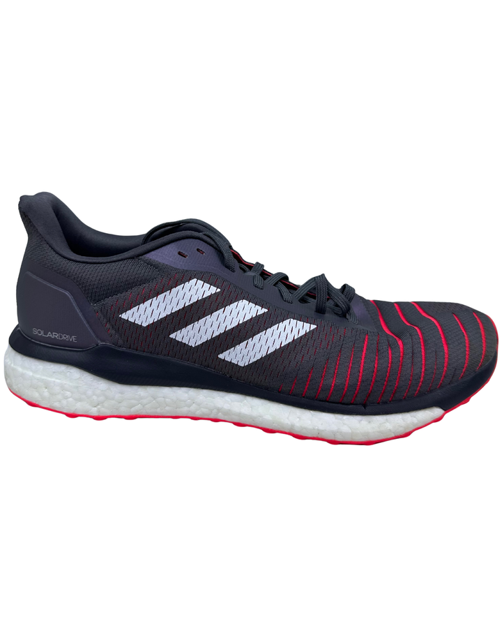 Size 10.5 - Adidas Solar Drive Grey Shock Red