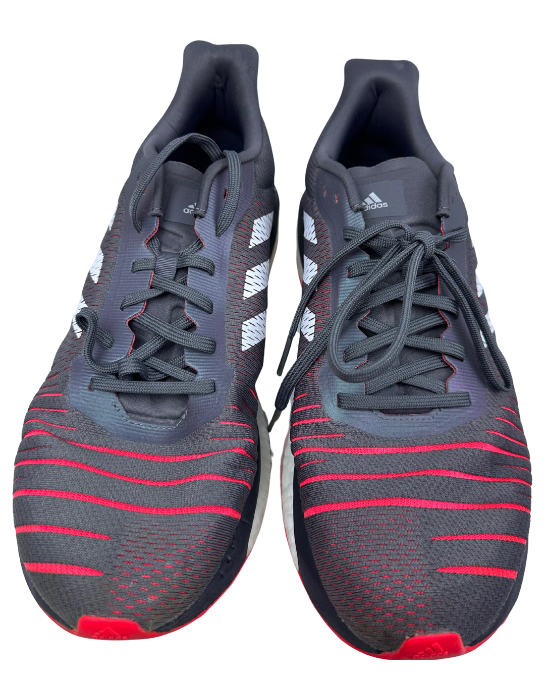 Size 10.5 - Adidas Solar Drive Grey Shock Red