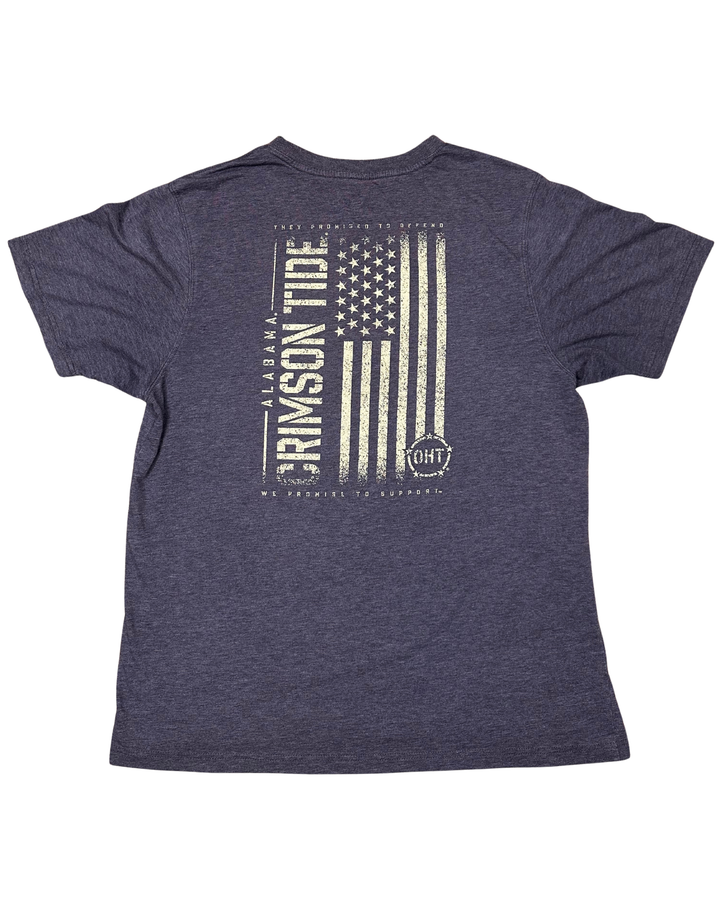 Alabama Crimson Tide Support The Troops T-Shirt (xl)