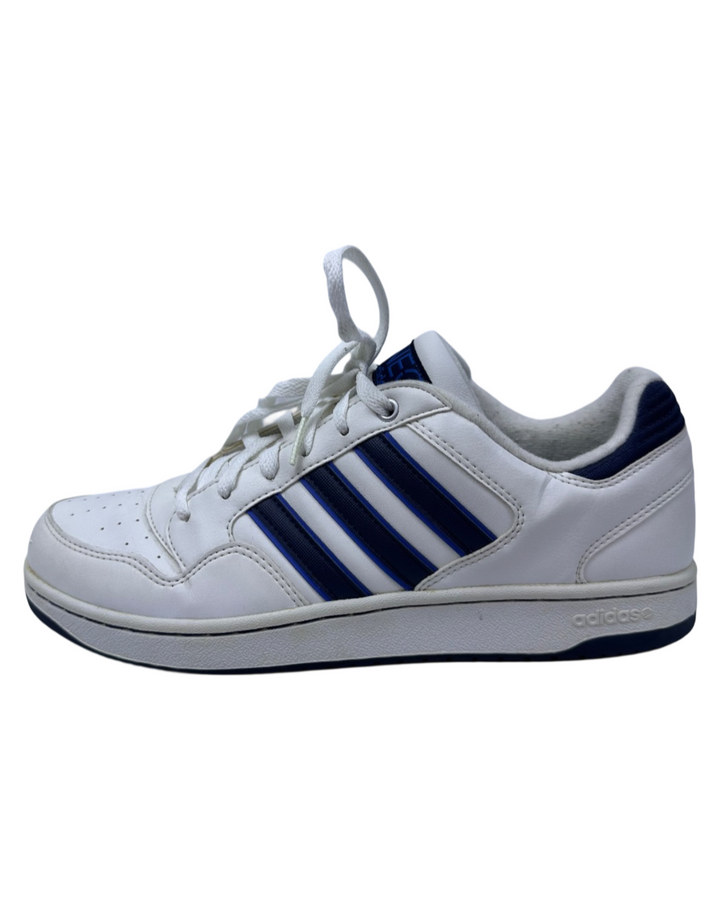 Adidas Neo G53098 Men's Athletic Sneakers Shoes White Blue Stripe Size (9.5)
