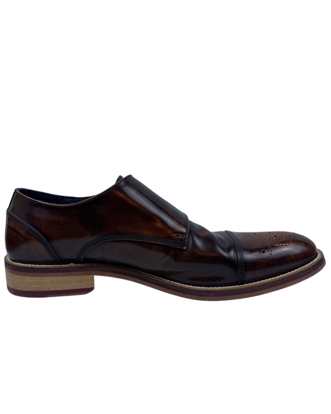 Johnston & Murphy Men's Hannigan Double Strap Formal Shoes (10.5)