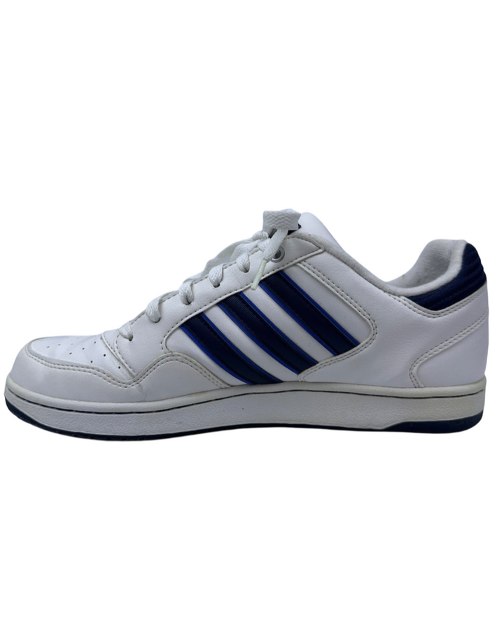 Adidas Neo G53098 Men's Athletic Sneakers Shoes White Blue Stripe Size (9.5)
