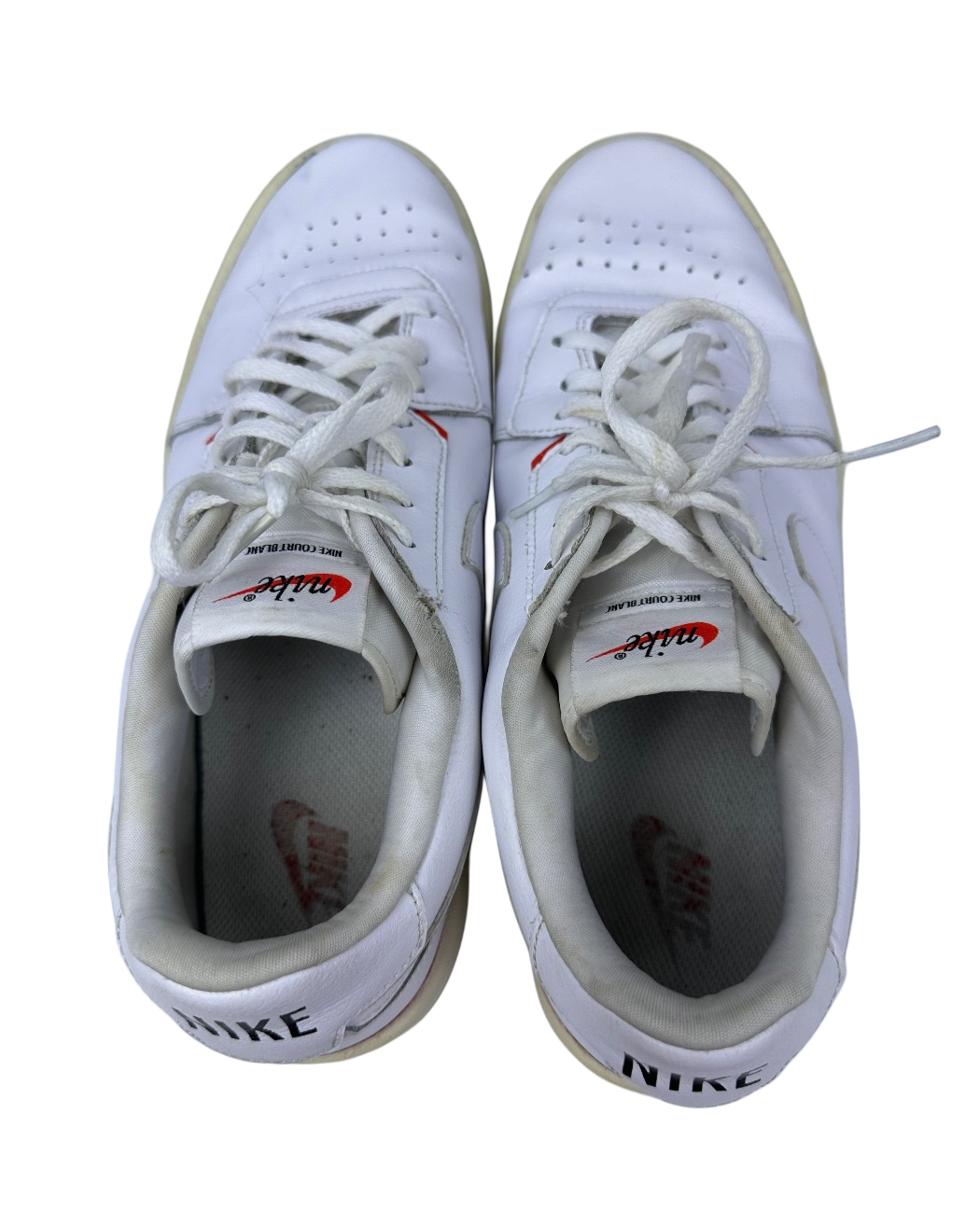 Nike Court Blanc White Team Orange Women's (11)