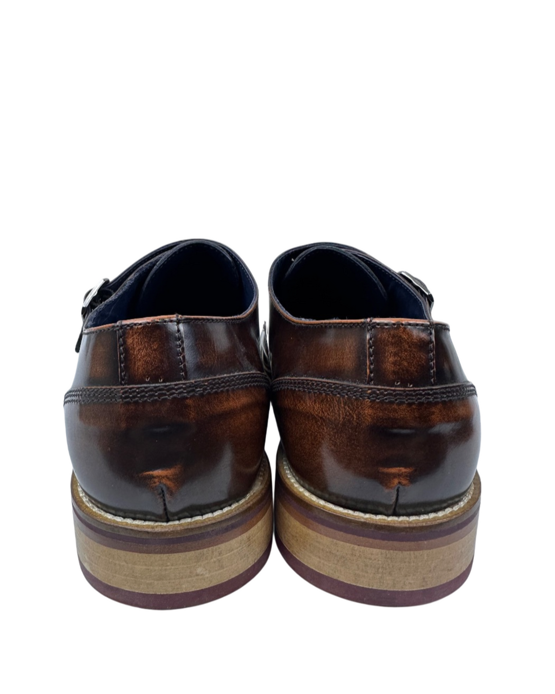 Johnston & Murphy Men's Hannigan Double Strap Formal Shoes (10.5)